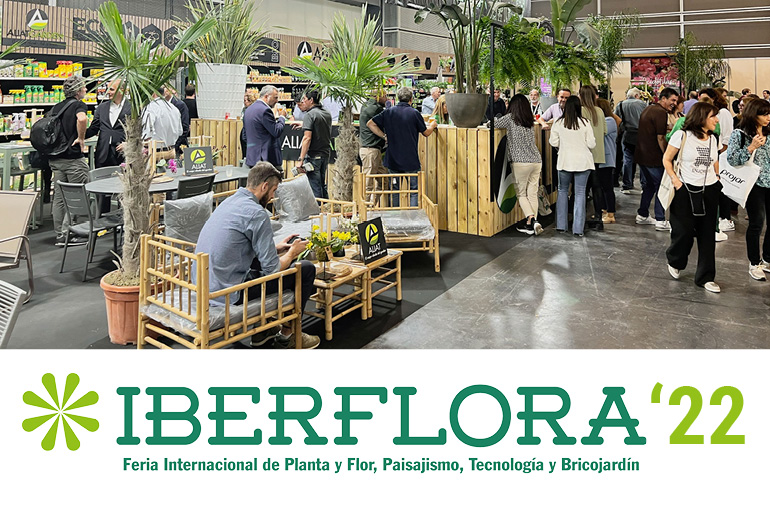 ALIAT vuelve a recrear un espectacular centro de jardinería en IBERFLORA 2022